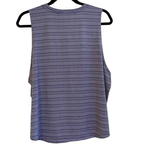 Athleta Cloudlight‎ Striped Muscle Tank NWT Size 1X - Picture 2 of 7